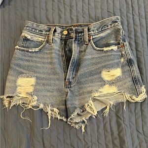 Abercrombie denim shorts size 27